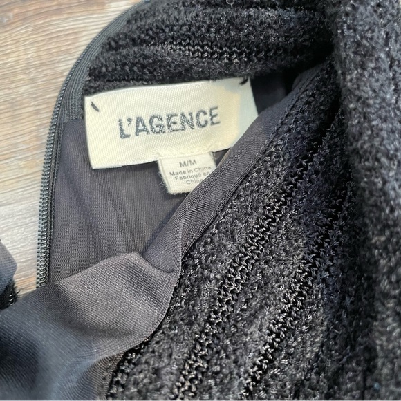 L’AGENCE Edita Ribbed Turtleneck Dress - Picture 8 of 10